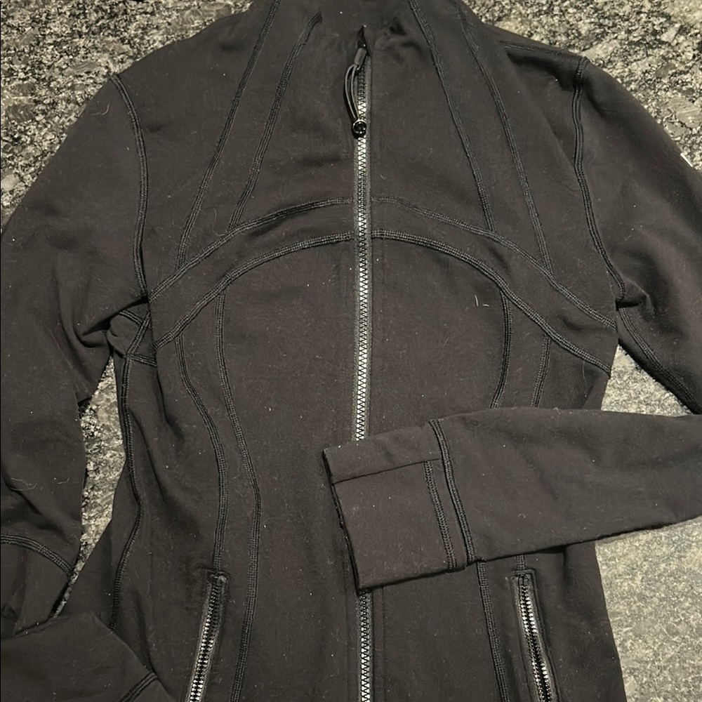 Lululemon Define Jacket. Black. Size 6. Small. Fitler club branded.